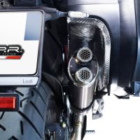 GPR exhaust compatible with  Ducati Multistrada V4 S 2022-2024, Dual Inox, Slip-on exhaust including removable db killer and link pipe 