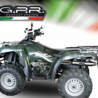 GPR exhaust compatible with  Kawasaki KVF 750 2008-2011, Deeptone Atv, Full system exhaust, including removable db killer  