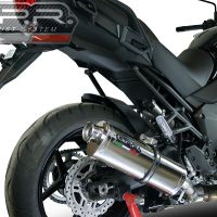 GPR exhaust compatible with  Kawasaki Versys 1000 2011-2013, Trioval, Slip-on exhaust including removable db killer and link pipe 