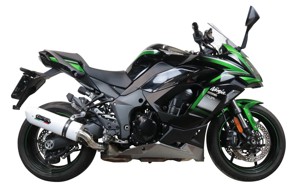 GPR exhaust compatible with  Kawasaki Ninja 1000 Sx 2020-2020, Albus Evo4, Slip-on exhaust including removable db killer and link pipe 