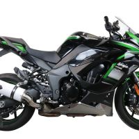 GPR exhaust compatible with  Kawasaki Ninja 1000 Sx 2020-2020, Albus Evo4, Slip-on exhaust including removable db killer and link pipe 