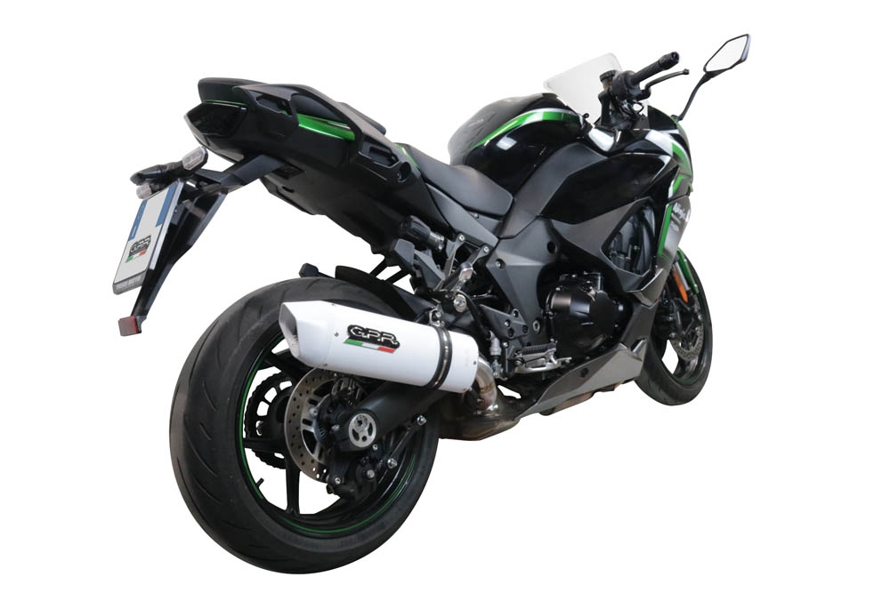 GPR exhaust compatible with  Kawasaki Ninja 1000 Sx 2020-2020, Albus Evo4, Slip-on exhaust including removable db killer and link pipe 