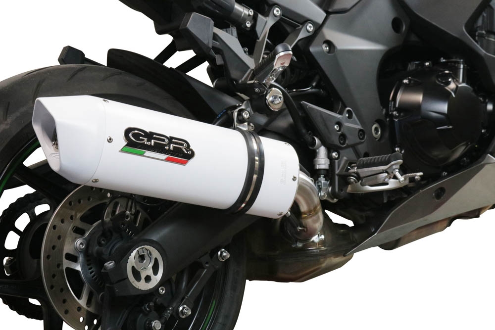 GPR exhaust compatible with  Kawasaki Ninja 1000 Sx 2021-2023, Albus Evo4, Slip-on exhaust including removable db killer and link pipe 