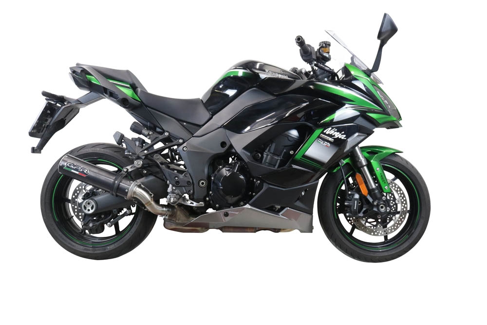 GPR exhaust compatible with  Kawasaki Ninja 1000 Sx 2021-2023, M3 Poppy , Slip-on exhaust including removable db killer and link pipe 