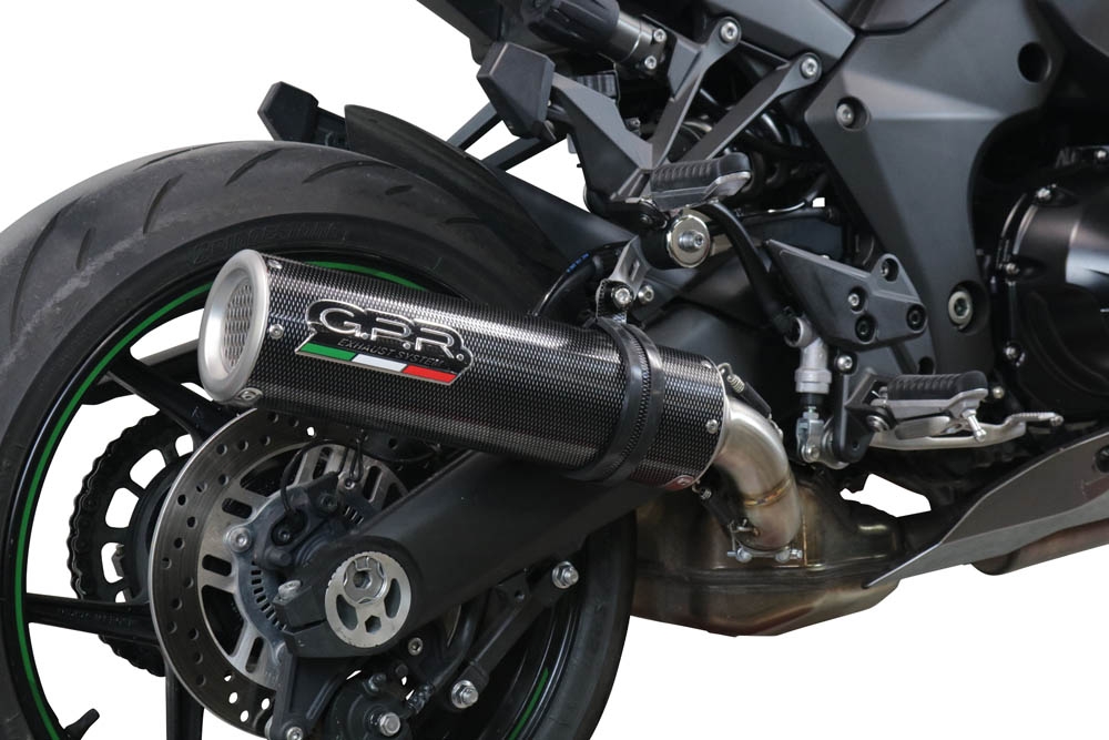 GPR exhaust compatible with  Kawasaki Ninja 1000 Sx 2021-2023, M3 Poppy , Slip-on exhaust including removable db killer and link pipe 