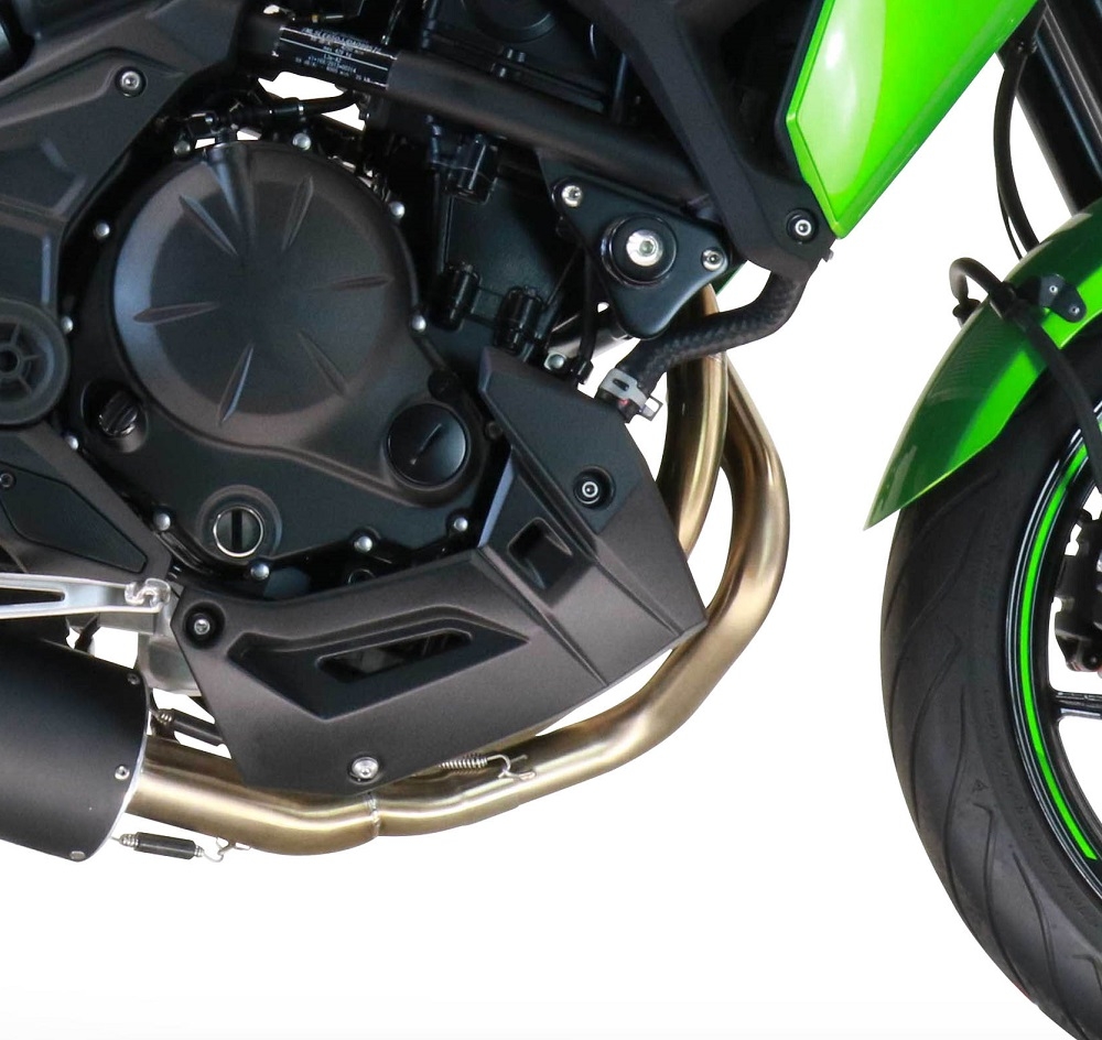 GPR exhaust compatible with  Kawasaki Versys 650 2021-2022, Furore Evo4 Poppy, Full system exhaust, including removable db killer 