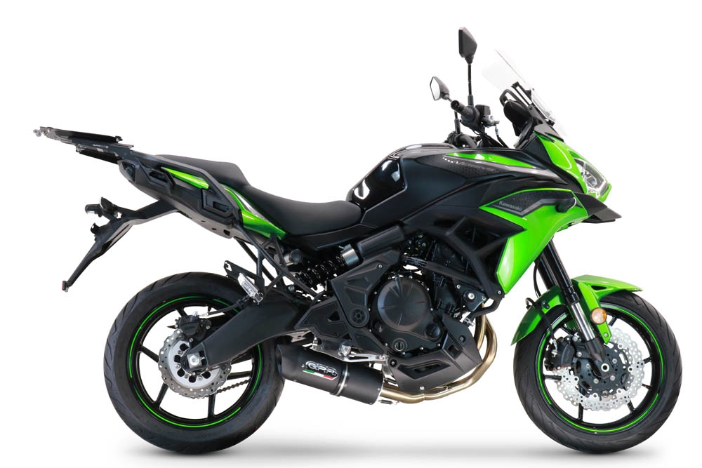 GPR exhaust compatible with  Yamaha FZ-7 MT07 2021-2024, Furore Nero, Full system exhaust, including removable db killer 