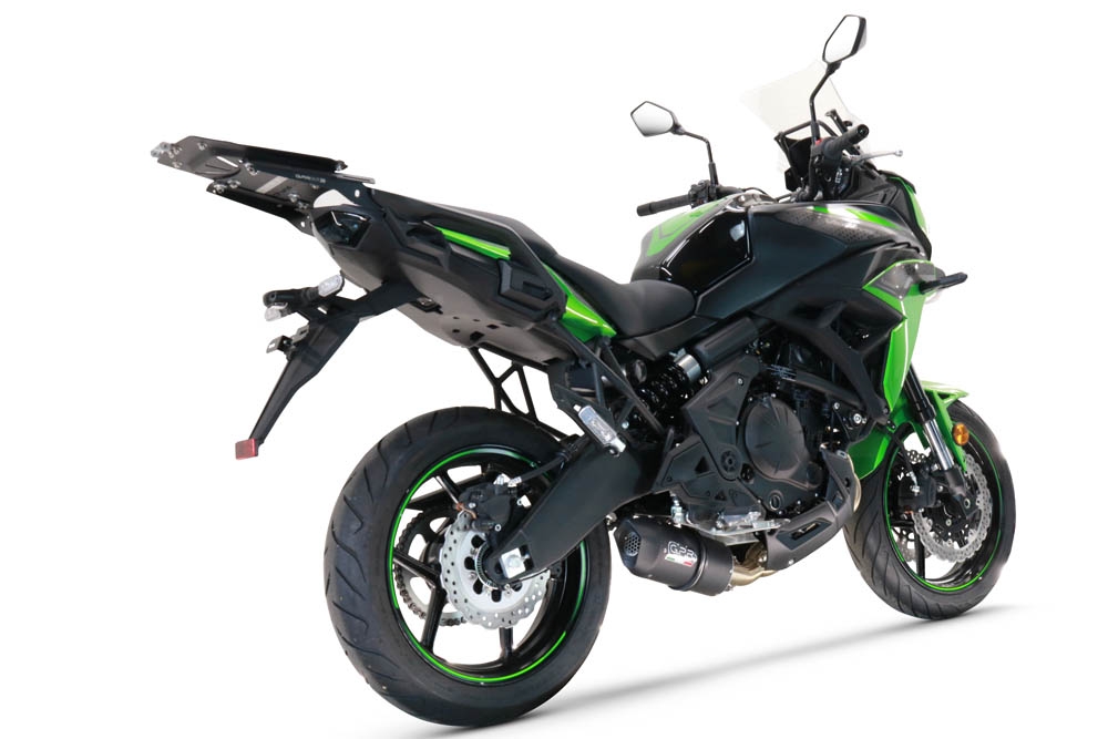 GPR exhaust compatible with  Yamaha Tracer 700 2020-2021, Furore Nero, Full system exhaust, including removable db killer 