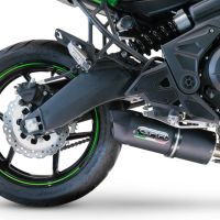 GPR exhaust compatible with  Kawasaki Versys 650 2023-204, Furore Nero, Full system exhaust, including removable db killer 