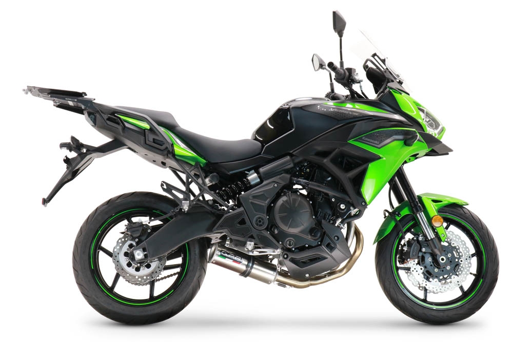 GPR exhaust compatible with  Kawasaki Versys 650 2017-2020, M3 Inox , Full system exhaust, including removable db killer 