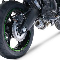 GPR exhaust compatible with  Kawasaki Versys 650 2017-2020, M3 Poppy , Full system exhaust, including removable db killer 