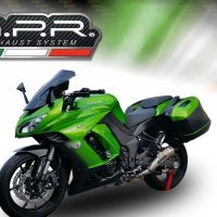 GPR exhaust compatible with  Kawasaki Z1000 2010-2013, Powercone Evo, Dual slip-on including removable db killers and link pipes 