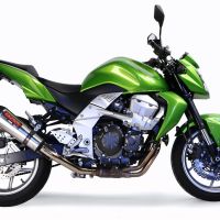 GPR exhaust compatible with  Kawasaki Z-750 S  2007-2014, Gpe Ann. titanium, Slip-on exhaust including removable db killer and link pipe 