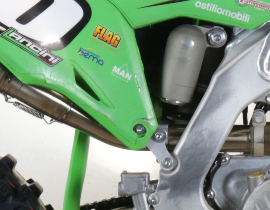 GPR exhaust compatible with  Kawasaki KX250F 2021-2023, Pentacross FULL Titanium, Full system exhaust, including removable db killer/spark arrestor 