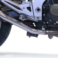 GPR exhaust compatible with  Kawasaki Z1000 2003-2006, Furore Poppy, Dual slip-on including removable db killers and link pipes 