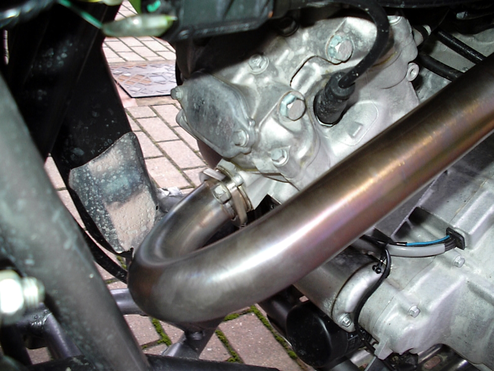 GPR exhaust compatible with  Kawasaki KFX700 2004-2011, Furore Nero, Full system exhaust including dual silencers and removable db killers 