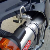 GPR exhaust compatible with  Kawasaki Klx 650 R  1996-2002, Trioval, Slip-on exhaust including removable db killer and link pipe 