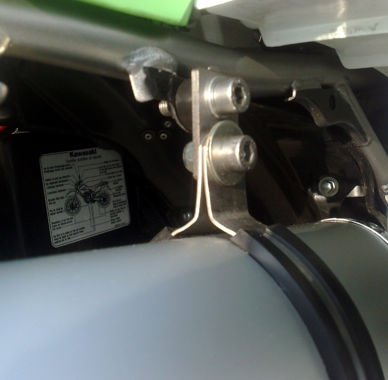 GPR exhaust compatible with  Kawasaki KLX250SF 2009-2012, Furore Nero, Full system exhaust, including removable db killer  