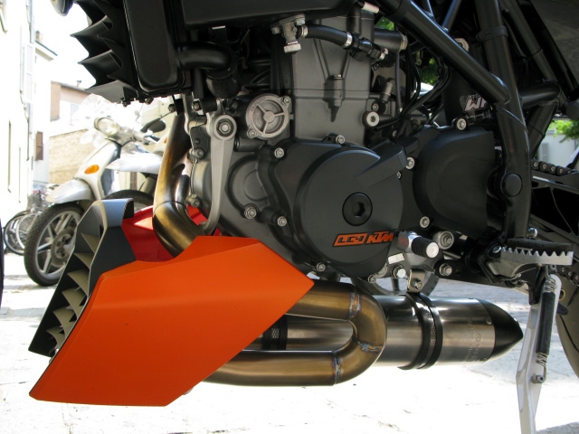 GPR exhaust compatible with  Ktm 690 Duke 2008-2011, Gpe Ann. titanium, Full system exhaust, including removable db killer 