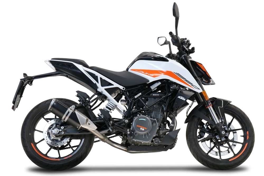 GPR exhaust compatible with  Ktm 390 DUKE 2021-2023, Decatalizzatore, Decat pipe 