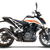 GPR exhaust compatible with  Ktm 390 DUKE 2021-2023, M3 Poppy , Slip-on exhaust including removable db killer and link pipe 