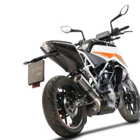 GPR exhaust compatible with  Ktm 390 DUKE 2021-2023, M3 Poppy , Slip-on exhaust including removable db killer and link pipe 