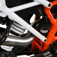 GPR exhaust compatible with  Ktm 250 Duke  2017-2020, Deeptone Inox, Slip-on exhaust including link pipe and removable db killer 