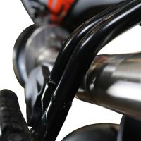 GPR exhaust compatible with  Ktm 390 DUKE 2017-2020, Deeptone Inox, Slip-on exhaust including link pipe and removable db killer 