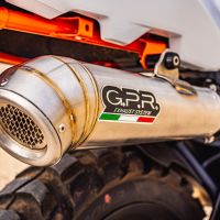 GPR exhaust compatible with  Ktm 890 DUKE 2021-2023, Powercone Evo, Slip-on exhaust including removable db killer and link pipe 