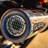 GPR exhaust compatible with  Husqvarna Norden 901 2022-2023, M3 Inox , Slip-on exhaust including removable db killer and link pipe 