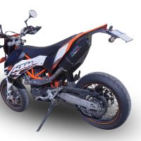 GPR exhaust compatible with  Ktm 690 Enduro R  2007-2016, Furore Poppy, Full system exhaust, including removable db killer  