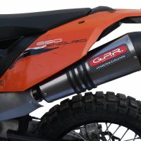 GPR exhaust compatible with  Ktm Smc 690R 2007-2016, Gpe Ann. titanium, Full system exhaust, including removable db killer  