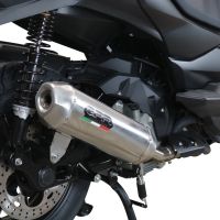 Exhaust compatible with Voge SR4 Max 2022-2024, Pentaroad Inox, Slip-on exhaust including link pipe and removable db killer 