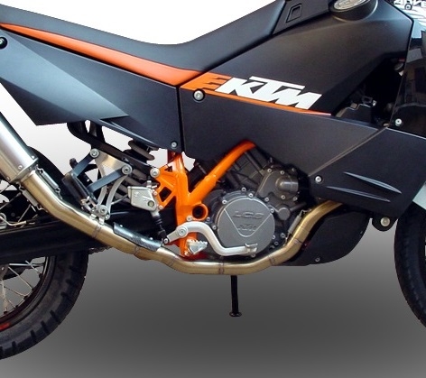 GPR exhaust compatible with  Ktm SMT Smr 990 2008-2012, Gpe Ann. titanium, Full system exhaust, including removable db killer  