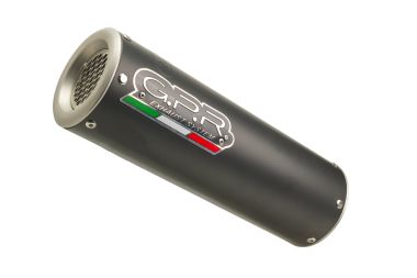 GPR exhaust compatible with  Yamaha YZF 125 R  2021-2023, M3 Black Titanium, Full system exhaust, including removable db killer 