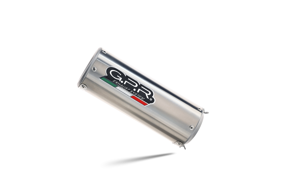 GPR exhaust compatible with  Honda CBR500R 2019-2022, M3 Inox , Slip-on exhaust including removable db killer and link pipe 