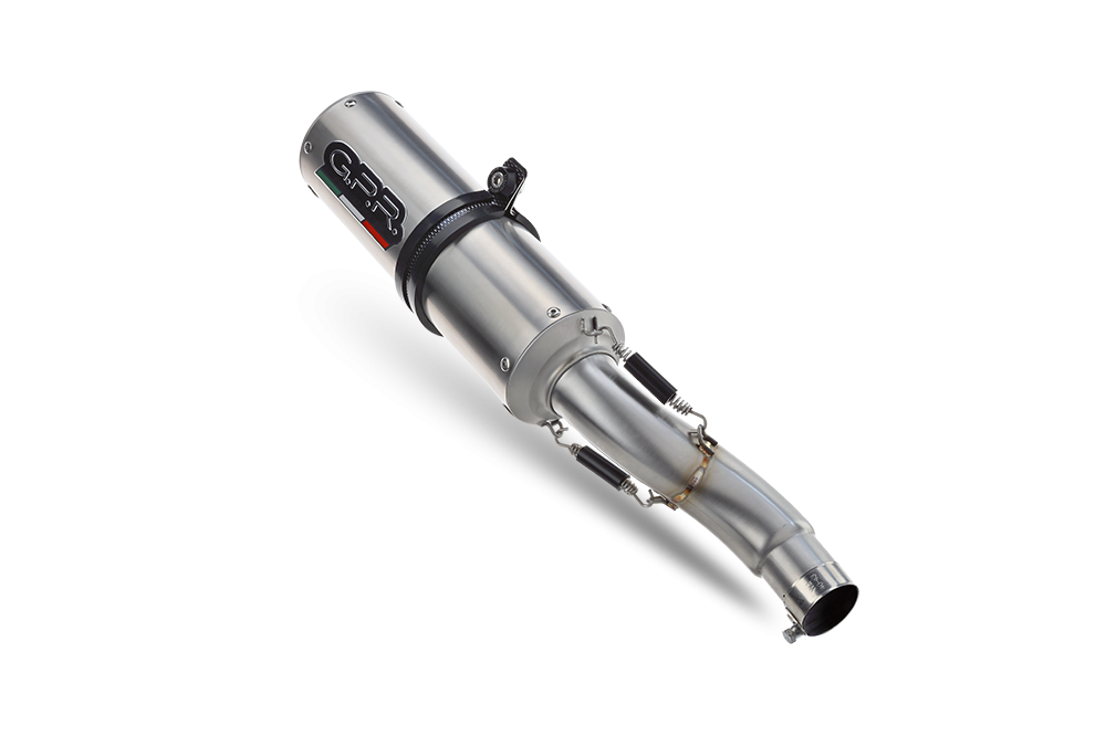 GPR exhaust compatible with  Honda CBR500R 2019-2022, M3 Inox , Slip-on exhaust including removable db killer and link pipe 