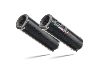 GPR exhaust compatible with  Kawasaki ZX-14R 2006-2007, M3 Poppy , Dual slip-on including removable db killers and link pipes 