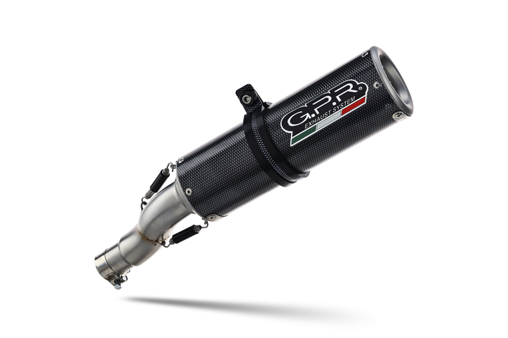 GPR exhaust compatible with  Moto Guzzi V85TT 2019-2020, M3 Poppy , Slip-on exhaust including link pipe 