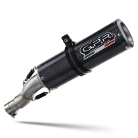 GPR exhaust compatible with  Moto Guzzi Sport 1200 8V 2008-2013, M3 Poppy , Slip-on exhaust including removable db killer and link pipe 