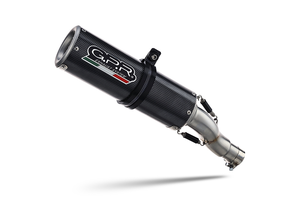 GPR exhaust compatible with  Suzuki SV650 SV650S 2003-2010, M3 Poppy , Mid-Full system exhaust including removable db killer 