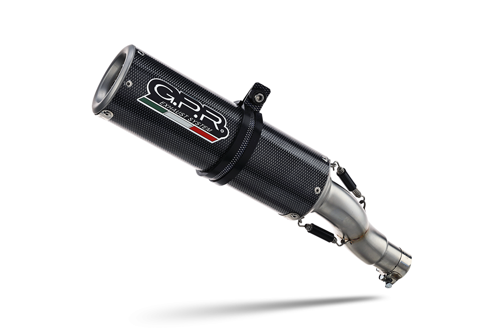 GPR exhaust compatible with  Honda CBR500R 2019-2022, M3 Poppy , Slip-on exhaust including removable db killer and link pipe 