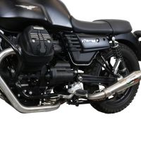 GPR exhaust compatible with  Moto Guzzi V7 III Special-Stone-Carbon 2017-2018, Vintacone, Full system exhaust 