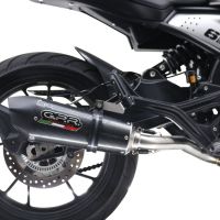 GPR exhaust compatible with  Moto Morini Seiemmezzo Str 2022-2024, Gpe Ann. Poppy, Mid-Full system exhaust including removable db killer 