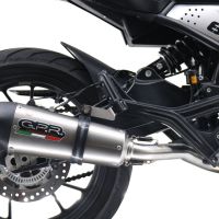 GPR exhaust compatible with  Moto Morini Seiemmezzo Str 2022-2024, Gpe Ann. titanium, Mid-Full system exhaust including removable db killer 