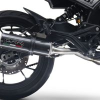 GPR exhaust compatible with  Moto Morini Seiemmezzo Str 2022-2024, M3 Poppy , Mid-Full system exhaust including removable db killer 