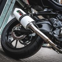 GPR exhaust compatible with  Yamaha XSR700 2017-2020, Albus Evo4, Full system exhaust, including removable db killer 