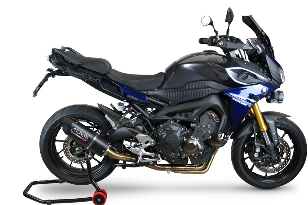 GPR exhaust compatible with  Yamaha FJ-09 Tracer 2017-2020, Furore Evo4 Nero, Full system exhaust, including removable db killer 