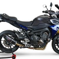 GPR exhaust compatible with  Yamaha FJ-09 Tracer 2017-2020, Furore Evo4 Nero, Full system exhaust, including removable db killer 