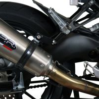 GPR exhaust compatible with  Yamaha FJ-09 Tracer 2015-2016, Albus Ceramic, Full system exhaust, including removable db killer  